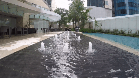 hotel fountain