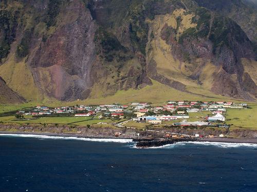 HMS ENDURANCE off Tristan Da Cunha on 12th April 2007.