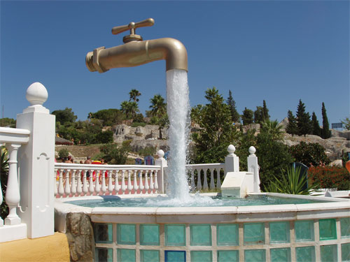 Floating Tap Or Clever Illusion