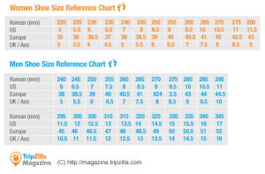 270 korean shoe size to us