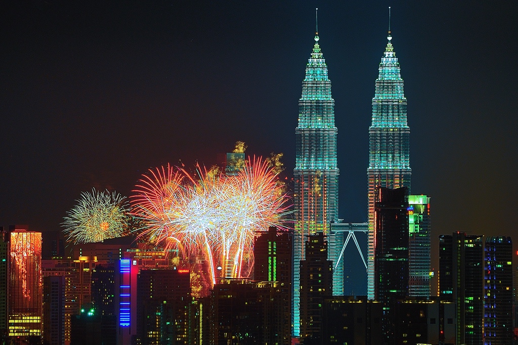 malaysia fireworks