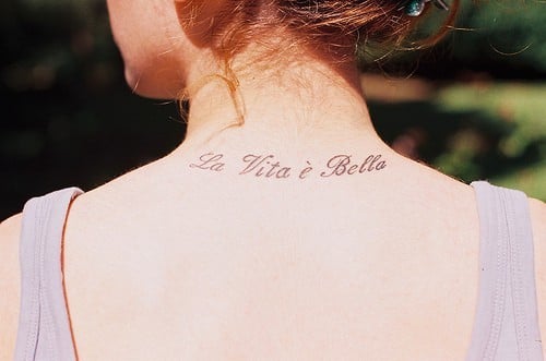 latin tattoo