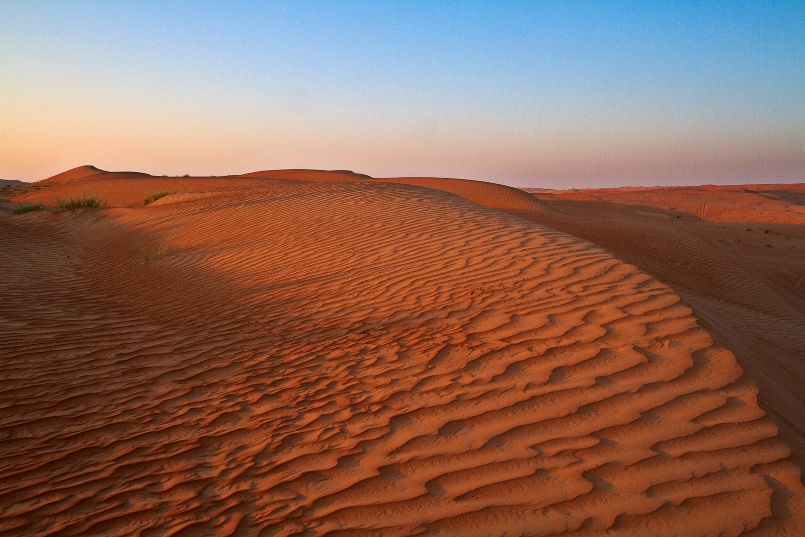 Sunrise at Wahiba Sands, Oman