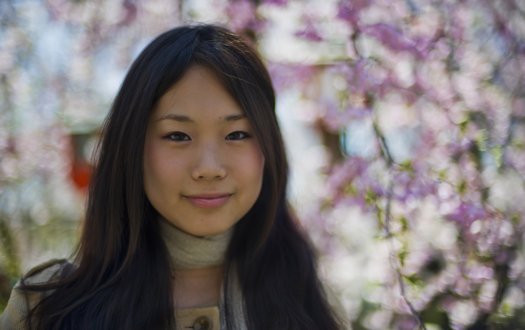 beautiful woman in Japan