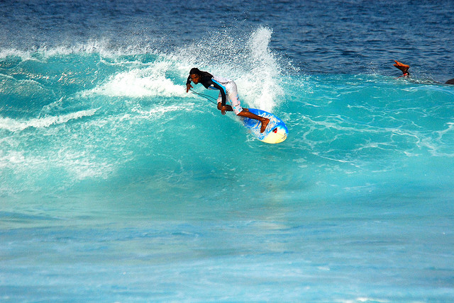 surfing in asia