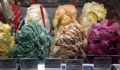 gelato flavours italy