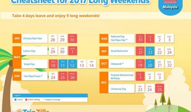 long weekends malaysia 2017