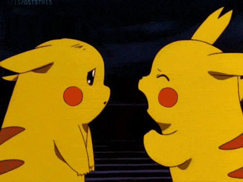 slapping pikachu