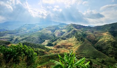 Sunlit Hills of Northern Thailand